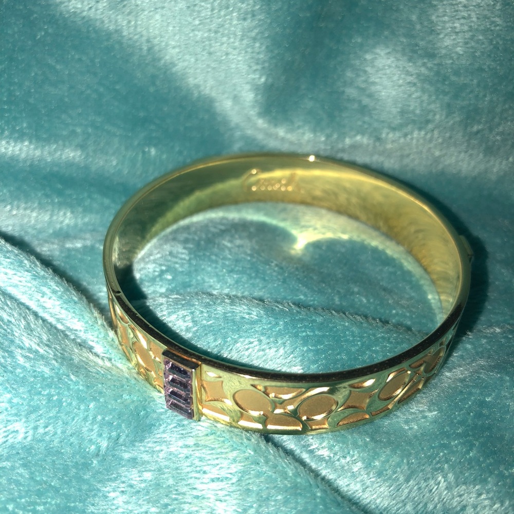 Coach Bangle  Gold Tone Bracelet